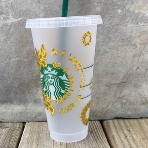 Sunflower Starbucks cup